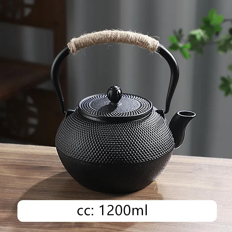 Japanese Cast Iron Teapot – Retro Puer Tea Kettle