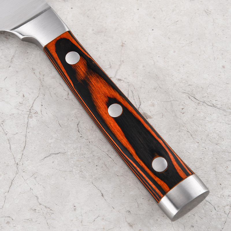 Stainless Steel Cheese Knife Set – Colorful Wooden Handles