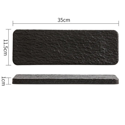 Rectangular Ceramic Dinner Plate – Sushi & Steak Tray