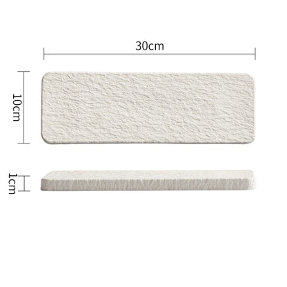 Rectangular Ceramic Dinner Plate – Sushi & Steak Tray