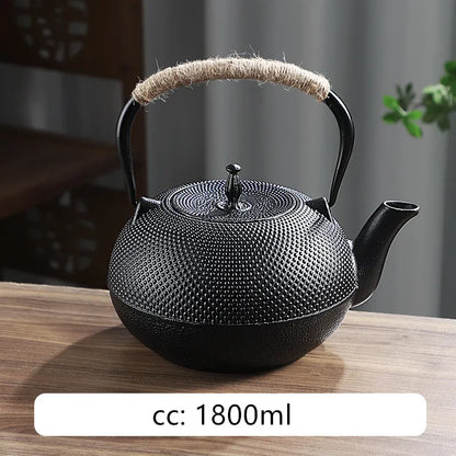 Japanese Cast Iron Teapot – Retro Puer Tea Kettle